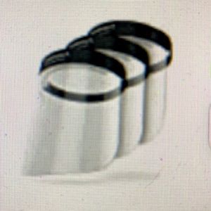 Protective face shield 3pack adult size